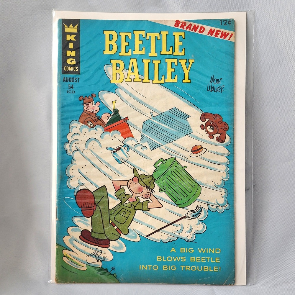 Beetle Bailey Comic Book King Comics August 1954 Vintage Collectible Mort Walker